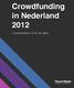 Crowdfunding in Nederland 2012. Crowdfunding in 2012: de cijfers