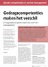 Gedragscompetenties maken het verschil