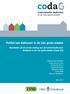 Profiel van daklozen in de vier grote steden Resultaten uit de eerste meting van de Cohortstudie naar daklozen in de vier grote steden (Coda-G4)