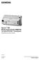 Synco 700 Besturingscentrale RMB795 voor gebruik met RXB... ruimteregelaars Basisdocumentatie Siemens Building Technologies HVAC Products