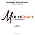 Handleiding Multicraft Online Online urenregistratie