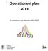 Operationeel plan 2013