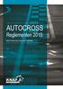 Introductie Autocross 2. Bestuur Sectie Autocross 3. Bij de Sectie Autocross ingedeelde clubs 3. Algemeen Reglement Autocross 6