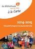 2014-2015. Educatief programma basisonderwijs