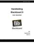 Handleiding Blackboard 9