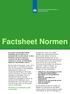 Factsheet Normen. Generieke en aanvullende sociale voorwaarden