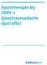 Fysiotherapie bij CRPS-1 (posttraumatische dystrofie)