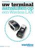 Gebruikershandleiding. uw terminal. aansluiten op. een Wireless LAN