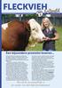 FLECKVIEH Wereld. Een bijzondere prestatie leveren... Het Nederlandstalige tijdschrift voor de Fleckvieh kruisingsfokkerij augustus/september 2014