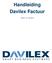 Handleiding Davilex Factuur. Versie 1.0, mei 2012