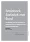 Basisboek Statistiek met Excel