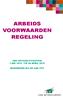 ARBEIDS VOORWAARDEN REGELING