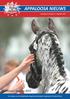 APPALOOSA NIEUWS. Nationale Keuring 2015. Jaargang 35 nummer 4 - Augustus 2015