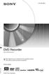 DVD Recorder RDR-HX650. Gebruiksaanwijzing