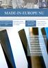 MADE-IN-EUROPE.NU. Nieuwe technologie: Siemens ziet 3D printen als game-changer. Trumpf zoekt nieuwe markten met ultrakortepuls lasertechnologie