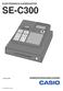 ELEKTRONISCH KASREGISTER SE-C300