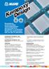 Kerapoxy Design. Decoratieve, zuurbestendige tweecomponentenepoxyvoegmortel