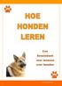 Een Kennisboek voor mensen over honden. Jan van den Brand