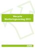 Wecycle Monitoringsverslag 2013