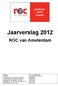 Jaarverslag 2012. : ROC van Amsterdam