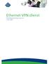 Ethernet-VPN dienst. Dienstbeschrijving versie 4.1 1 juli, 2005
