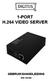 1-PORT H.264 VIDEO SERVER
