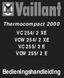 Thermocompact 2000 VC 254/2 XE VCW 254/2 XE VC 255/2 E VCW 255/2 E. Bedieningshandleiding