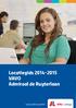 Locatiegids 2014-2015 VAVO Admiraal de Ruyterlaan