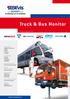 Truck & Bus Monitor. stokvis-equipment.nl. Hefbruggen: Mobiele hefkolommen SKYlift ECOlift 4 koloms 2 koloms