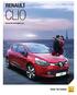 RENAULT CLIO PRIJSLIJST SEPTEMBER 2015 DRIVE THE CHANGE