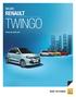 NIEUWE RENAULT TWINGO PRIJSLIJST APRIL 2015 DRIVE THE CHANGE