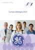 GE Healthcare Academy. Cursus catalogus 2015