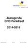 Jaaragenda ONC Parkdreef 2014-2015