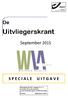Uitvliegerskrant. September 2015