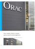 Orac neemt intrek in totaal gerenoveerd kantoorgebouw. tekst: Jan Hoffman fotografie: Marc Scheepers