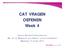 CAT VRAGEN OEFENEN Week 4. Cursus Psychisch Functioneren Mw. dr. U. Klumpers, psychiater/ cursuscoördinator Maandag 25 maart 2013