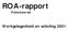 ROA-rapport. Publieksversie