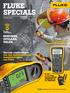 FLUKE BEKIJKEN. OPSLAAN. DELEN. Fluke 117 True-rms Digitale Multimeter. Speciale aanbiedingen van alle multifunctionele installatietesters van Fluke