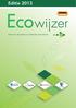Editie 2013. Eco. Gids voor duurzaam en (h)eerlijk consumeren