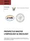 PROSPECTUS MASTER LYMPHOLOGY & ONCOLOGY