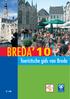 BREDA 10. Toeristische gids van Breda 1,00. breda