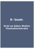 E- book: Orde op Zaken Stellen Thuisadministratie
