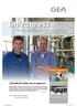 InProgress. Periodiek magazine van de GEA Farm Technologies dealers: uw Total Solution Provider. nummer 13, najaar 2011