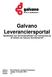 Galvano Leveranciersportal Handleiding voor de functionaliteiten voor leveranciers op de website van Galvano Groothandel BV