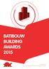 BATIBOUW BUILDING AWARDS 2015