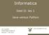 Informatica. Deel II: les 1. Java versus Python. Jan Lemeire Informatica deel II februari mei 2015. Parallel Systems: Introduction