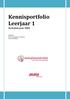 Kennisportfolio Leerjaar 1 Bedrijfskunde-MER. 2010/2011 Kennis, leerdoelen en literatuur Jeroen Dusseldorp