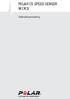 POLAR CS SPEED SENSOR W.I.N.D. Gebruiksaanwijzing