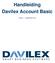 Handleiding Davilex Account Basic. Versie 1.1, september 2012
