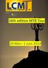 created by 16th edition MTB Tour 29 Mei 1 Juni 2014 ROADBOOK